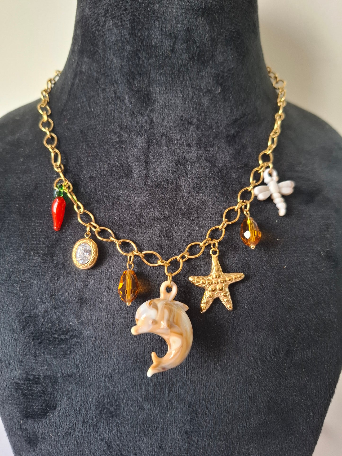 Dolphin Charm Necklace