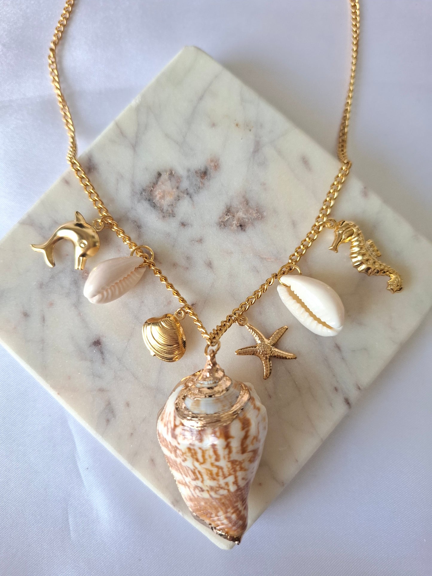 Shankh Charm Necklace