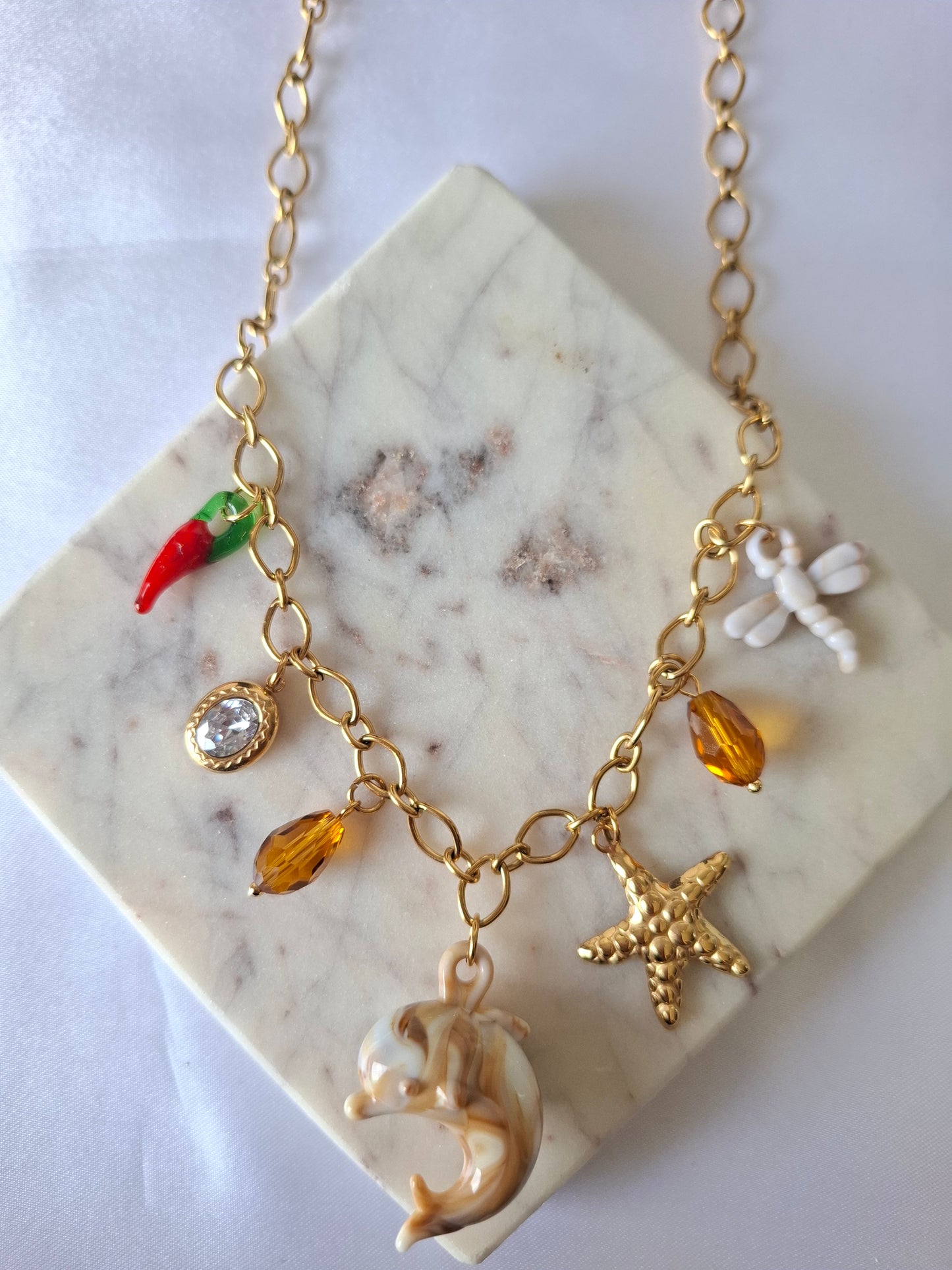 Dolphin Charm Necklace