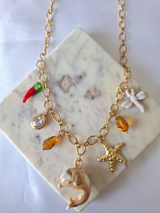 Dolphin Charm Necklace