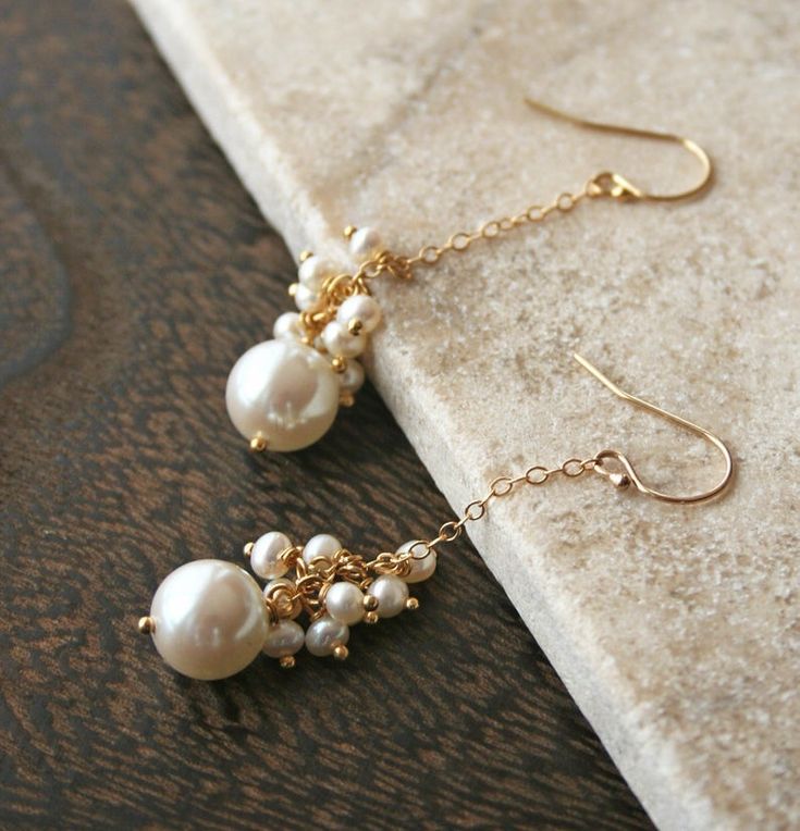 Moonlit Pearl Earrings